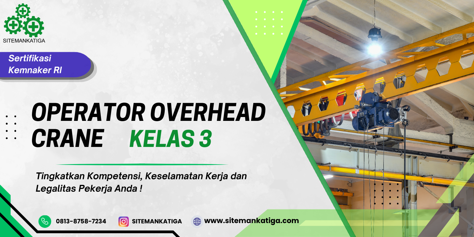 Operator Overhead Crane Kelas 3